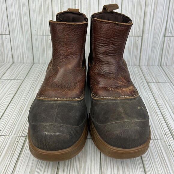 Wolverine Chelsea Brown Leather Waterproof Slip Resistant Ankle Boots Size 11.5 main image 7
